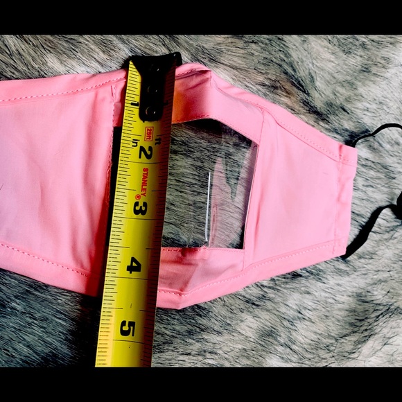 Blue Clear Window Face Mask for Lip Reading - Picture 5 of 6